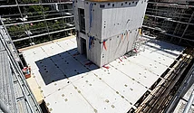 Rohbau mit Sicht auf Wilma Betonplatten